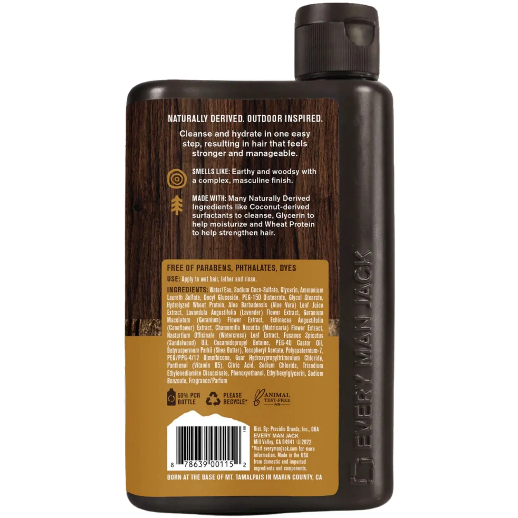 Every Man Jack 2-in-1 Sandalwood Shampoo   Conditioner 400ml