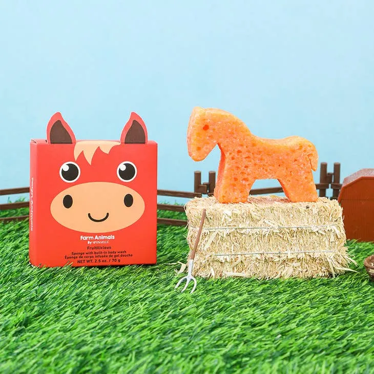 Farm Animals Spongelle - Henry Horse