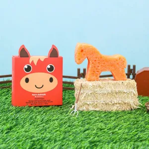 Farm Animals Spongelle - Henry Horse