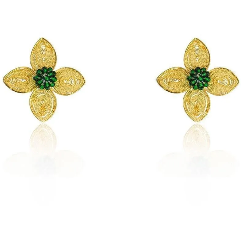 Filigree colibri flower