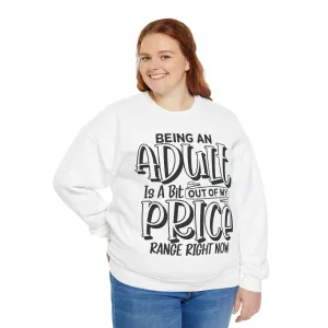 Funny Quote Seasonal Seller Sweatshirt: Unisex, Heavy Blend, Maximum Profit