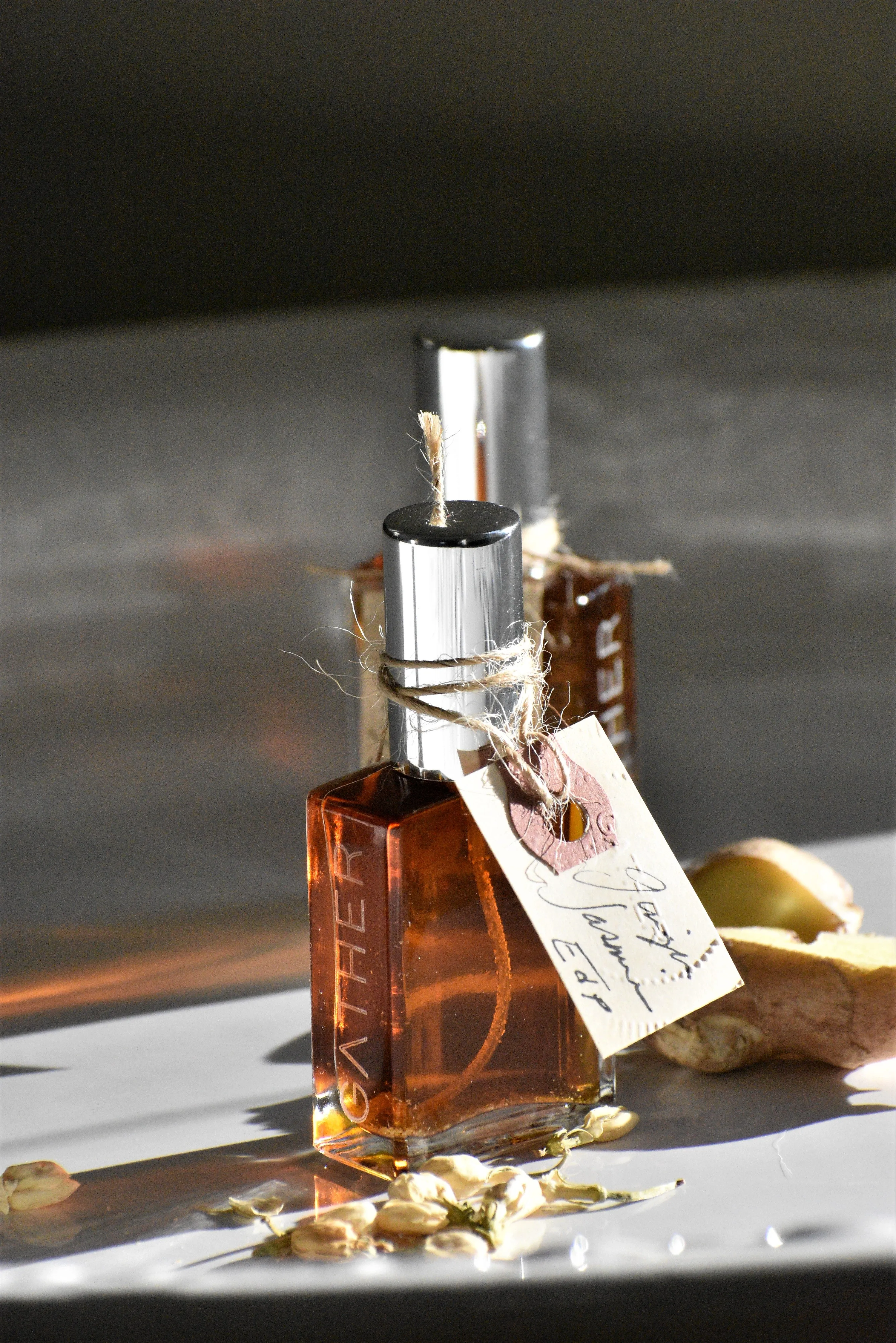 GINGER JASMINE - Natural Botanical Perfume - Spiced Floral