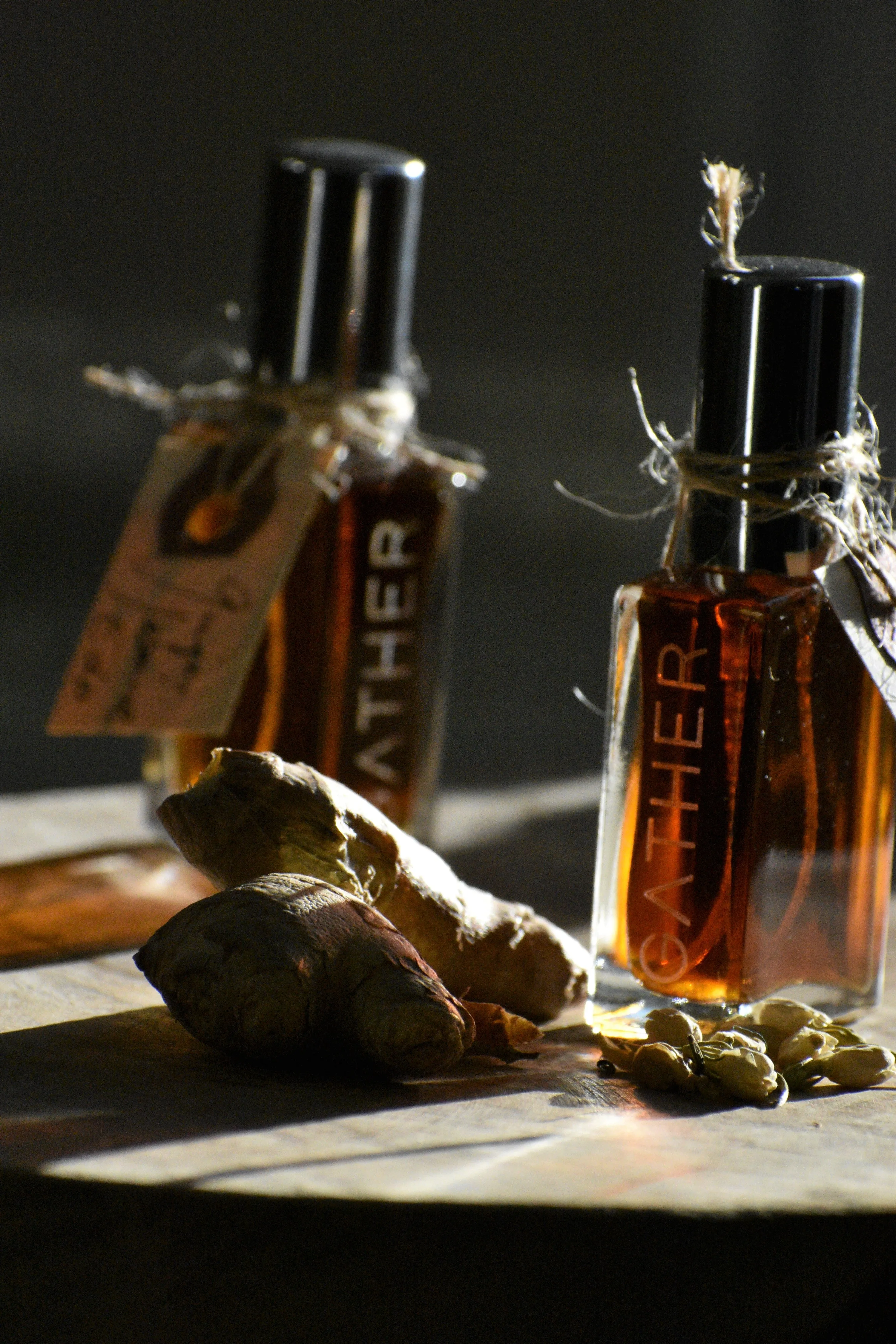 GINGER JASMINE - Natural Botanical Perfume - Spiced Floral
