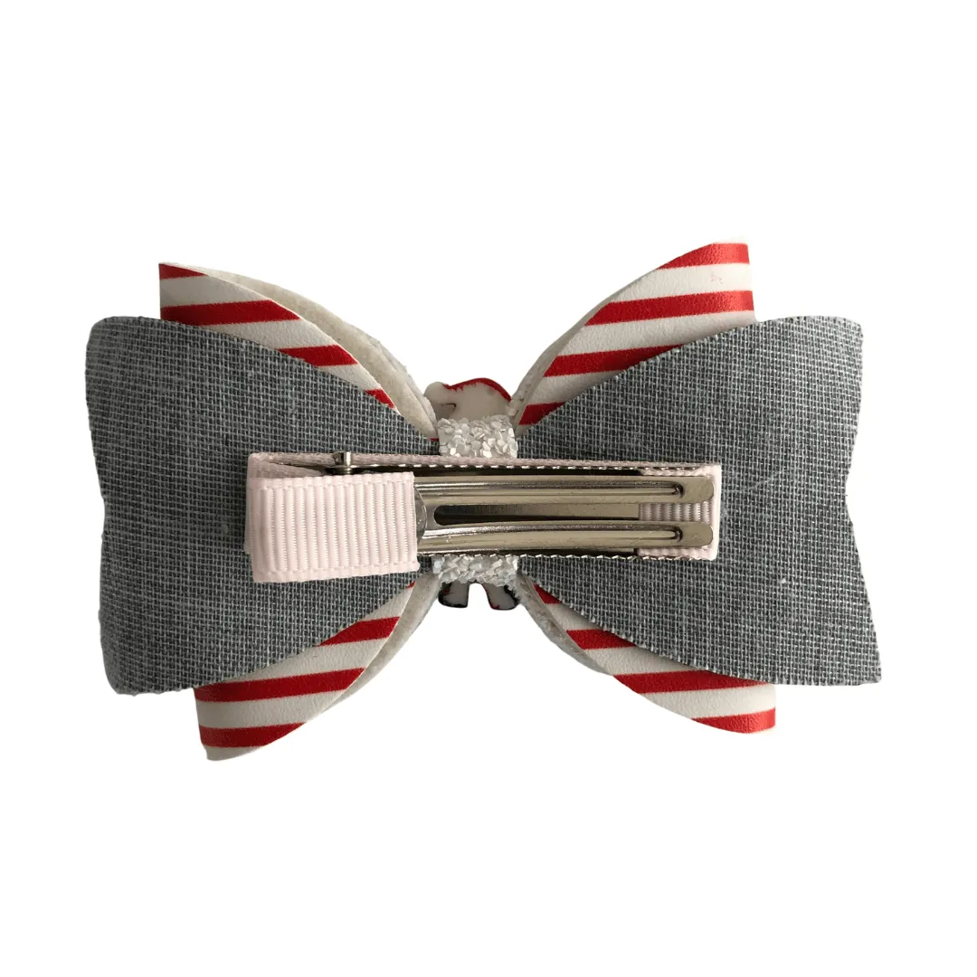 Glittery Christmas Santa Hair Clip