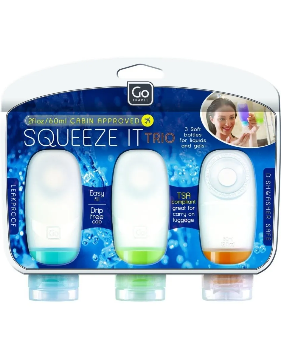 Go Travel Squeeze It Trio Cabin Bottles