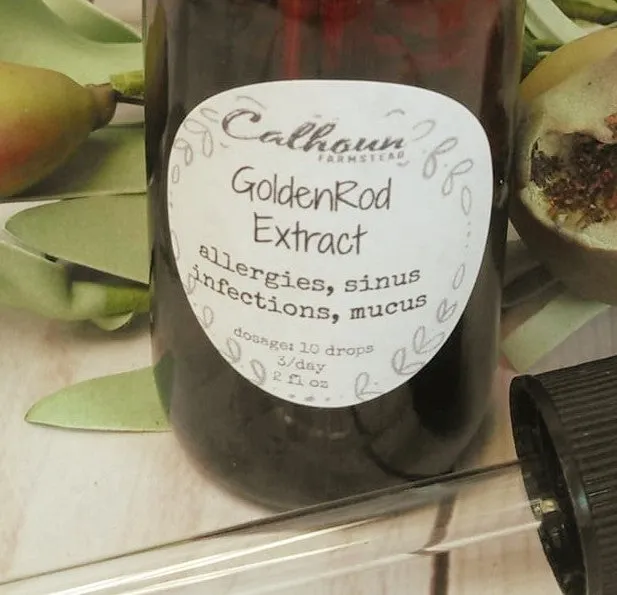 Goldenrod Extract - Allergy Relief - Seasonal Allergies - Respiratory Health - 2oz Dropper