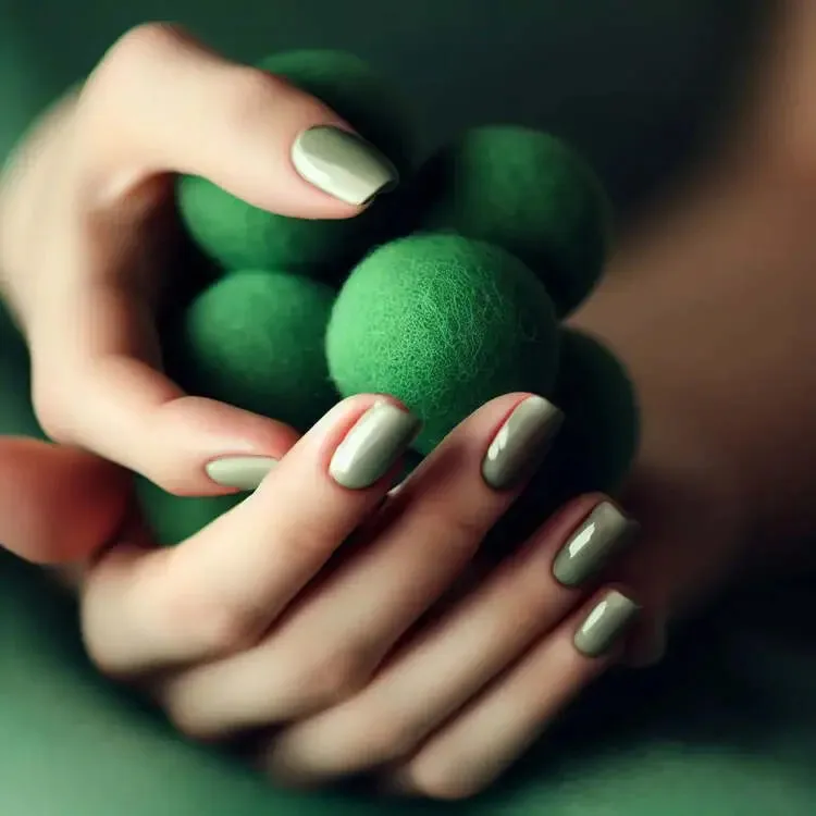 Green 1.5 cm Felt Balls – Perfect for Crafting and DIY Projects - 350 pcs