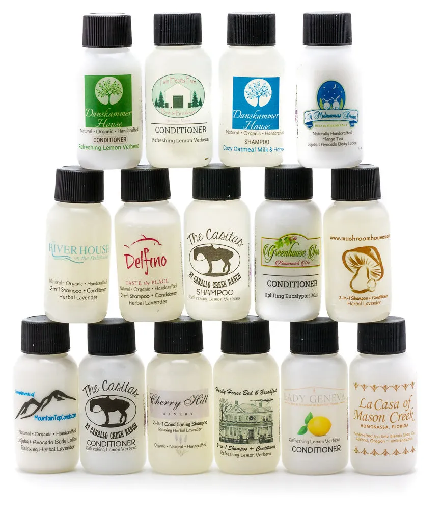 Guest Shampoo | Handmade Natural Boutique Hotel, B&B, Inn Guest Travel-size Amenity Shampoo