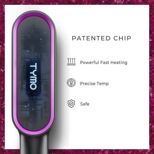 Hair Straightener Comb Matte Black
