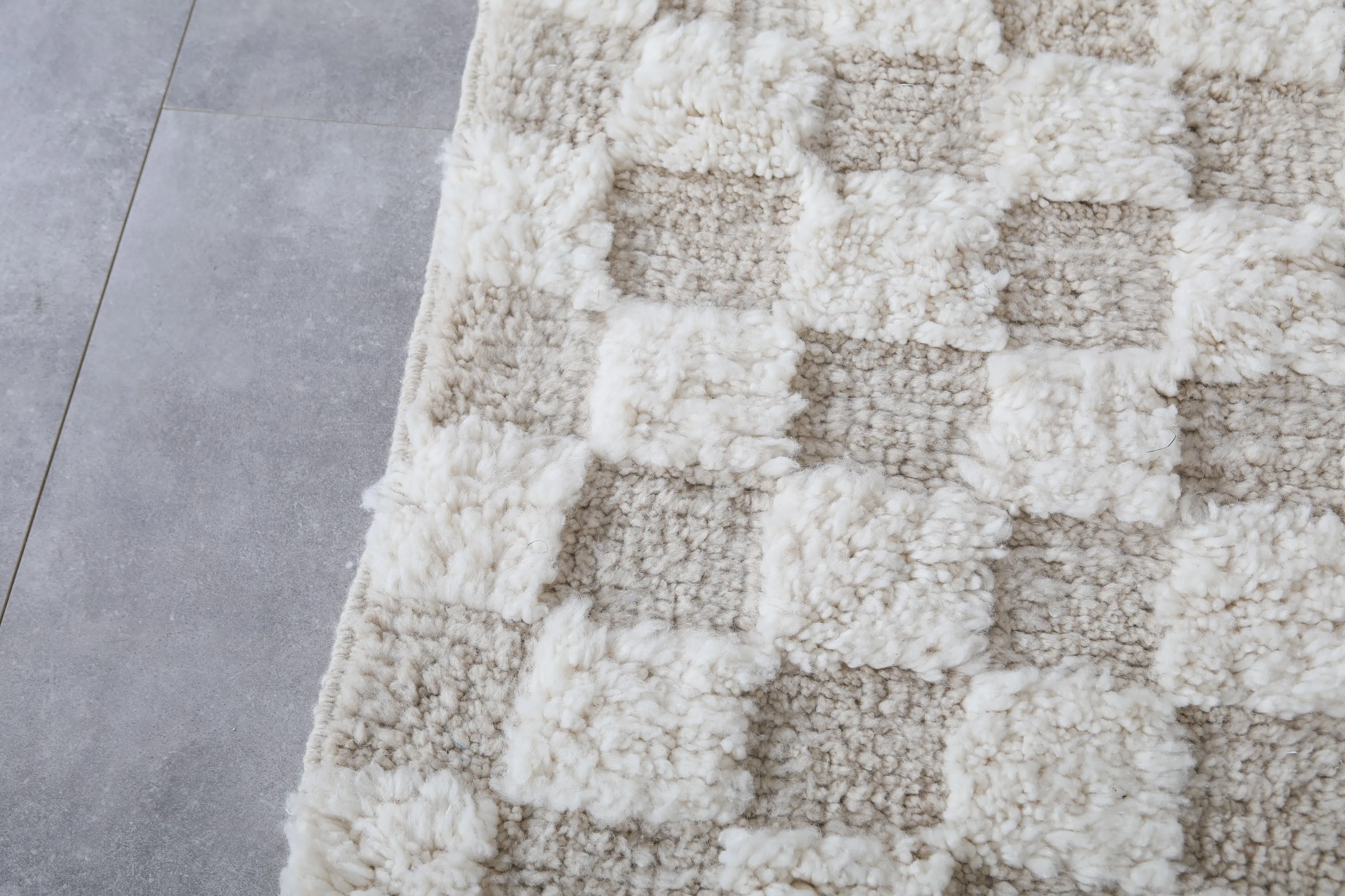 Handmade Beniourain rug - Custom Berber rug - Wool rug