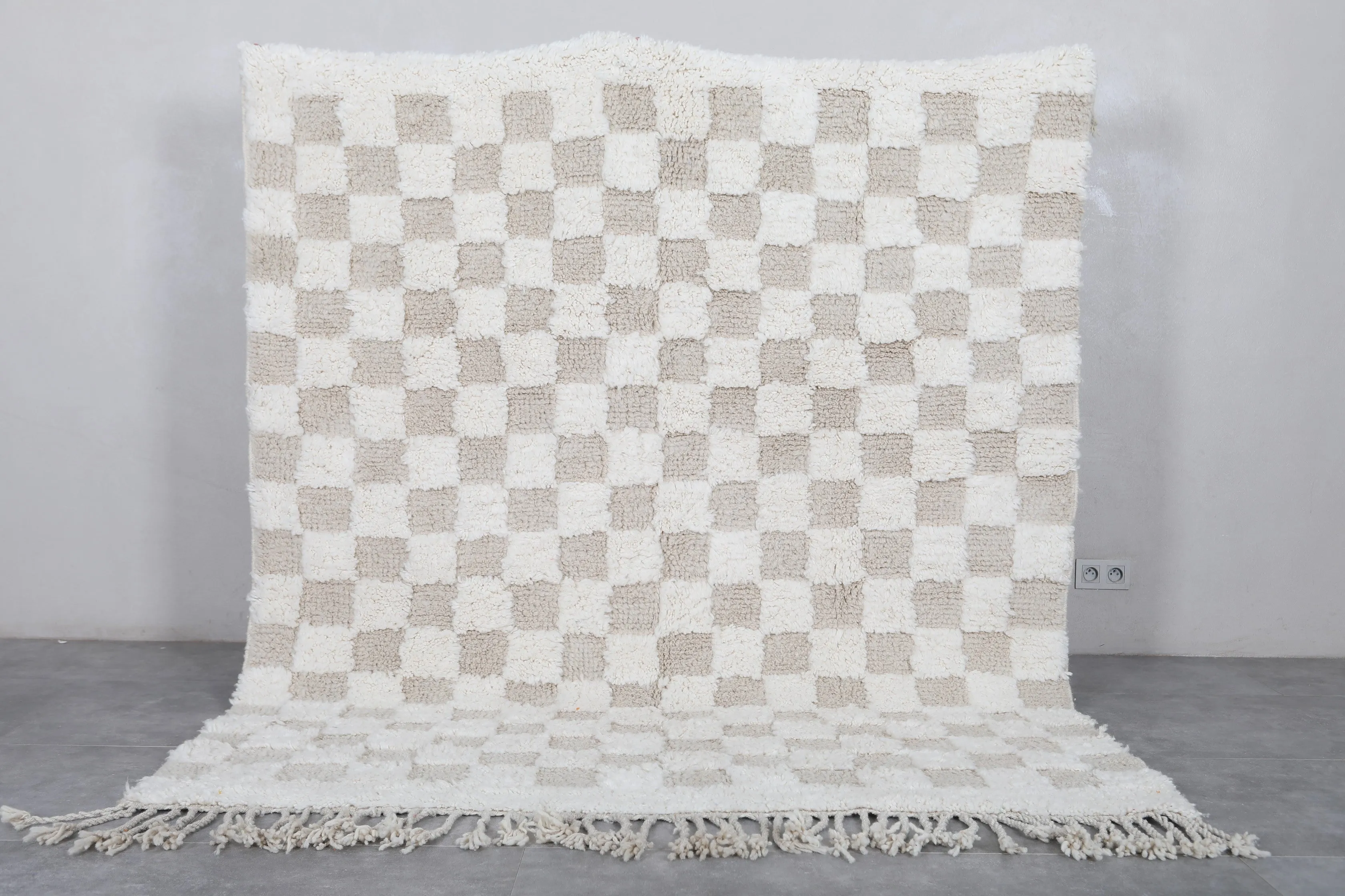 Handmade Beniourain rug - Custom Berber rug - Wool rug