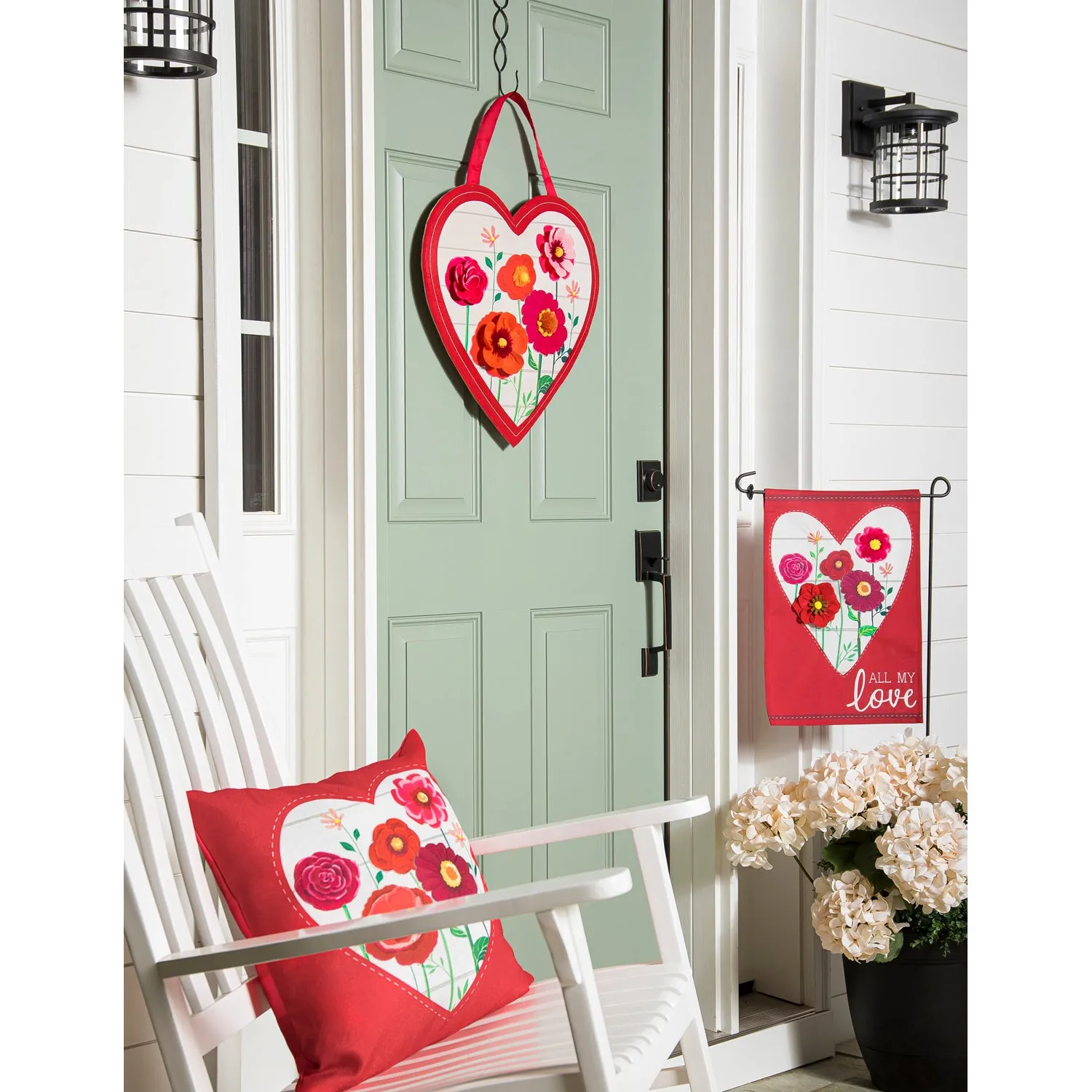 Heart of Flowers Door Décor,2dhb2363