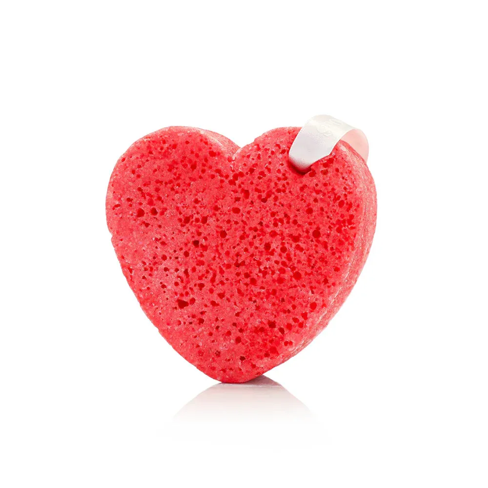 Heart Shaped Body Wash Infused Buffer