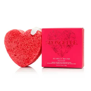Heart Shaped Body Wash Infused Buffer