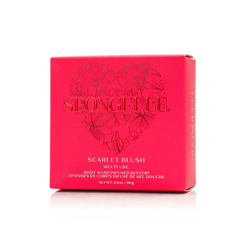 Heart Shaped Body Wash Infused Buffer