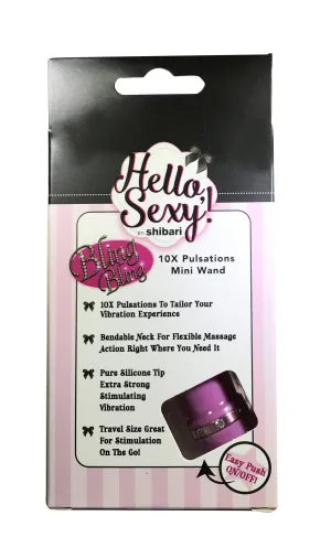 Hello Sexy Bling Bling Mini Massager - Pink