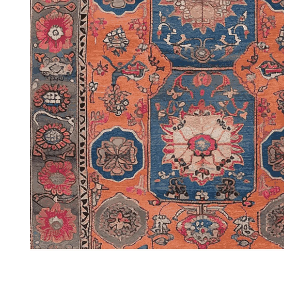 Heritage Bloom Hand Knotted Rug