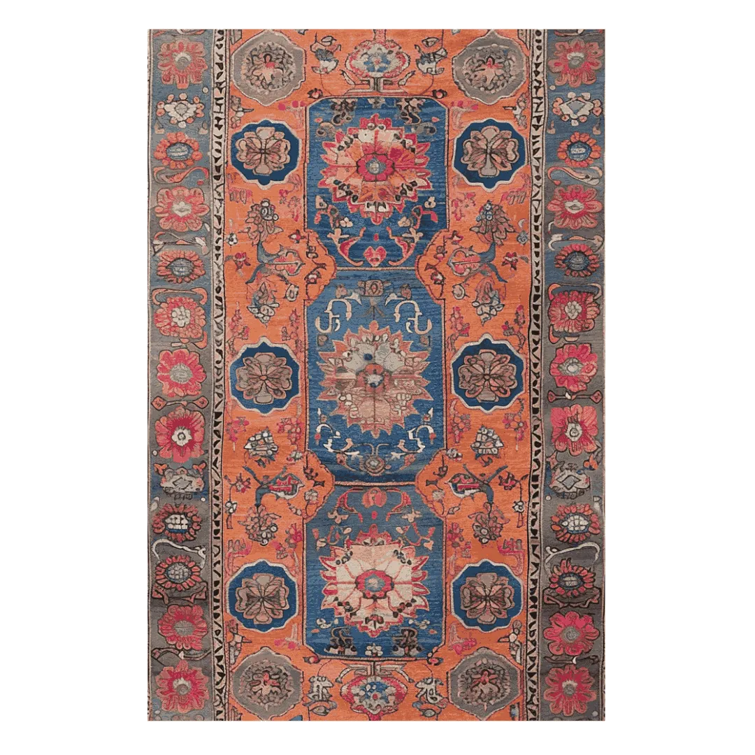 Heritage Bloom Hand Knotted Rug