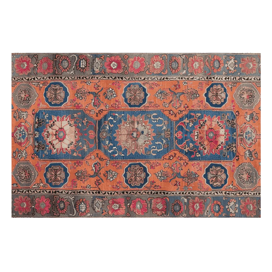 Heritage Bloom Hand Knotted Rug