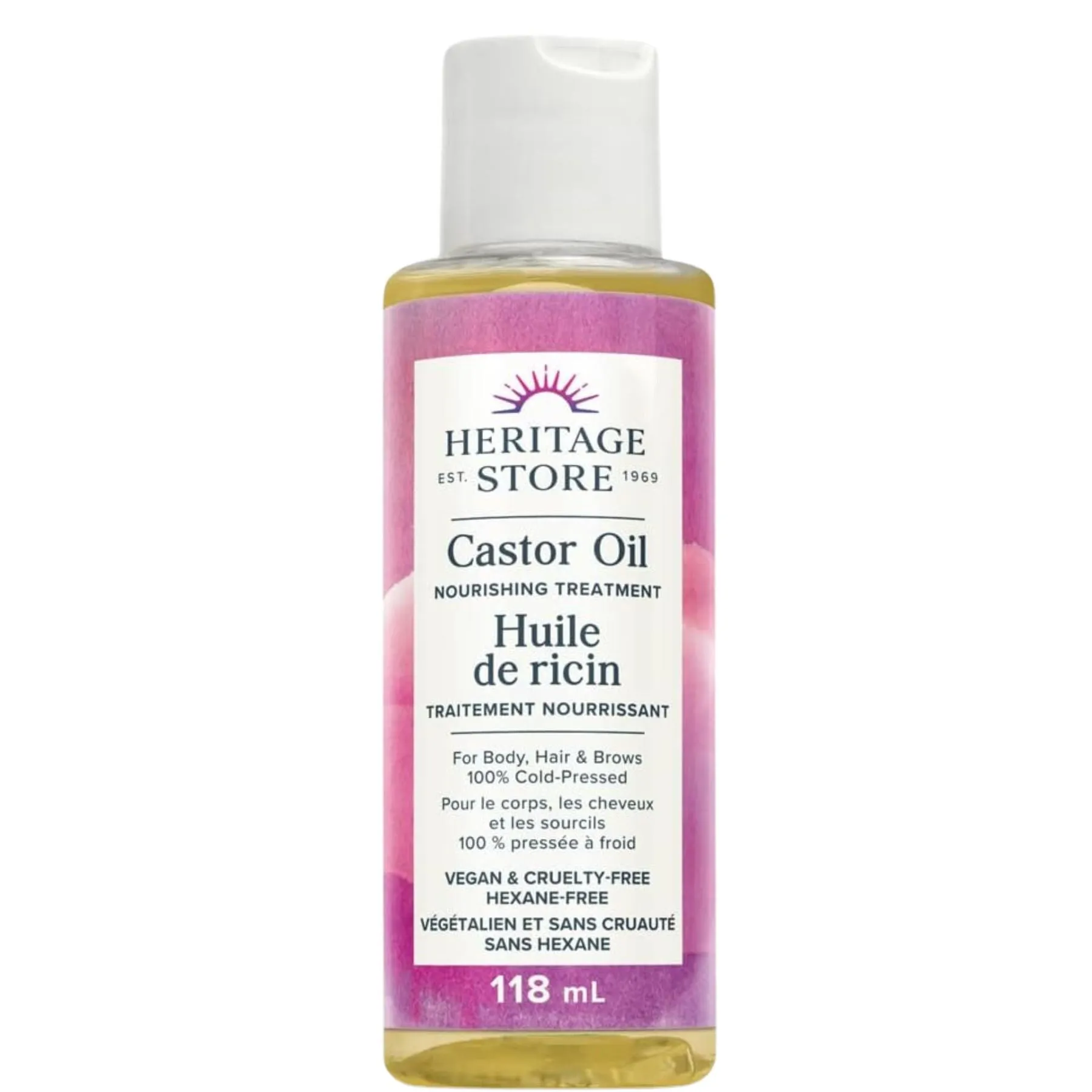 Heritage Store Castor Oil 118mL