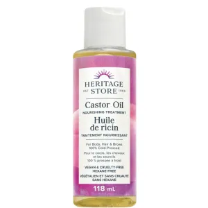 Heritage Store Castor Oil 118mL