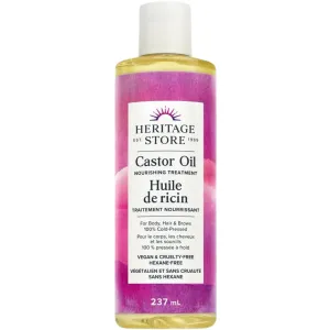 Heritage Store Castor Oil 237mL