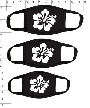 Hibiscus Flower Protective Dust masks