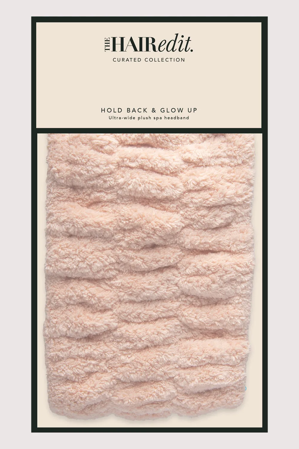 Hold Back & Glow Up Ultra-Wide Spa Headband