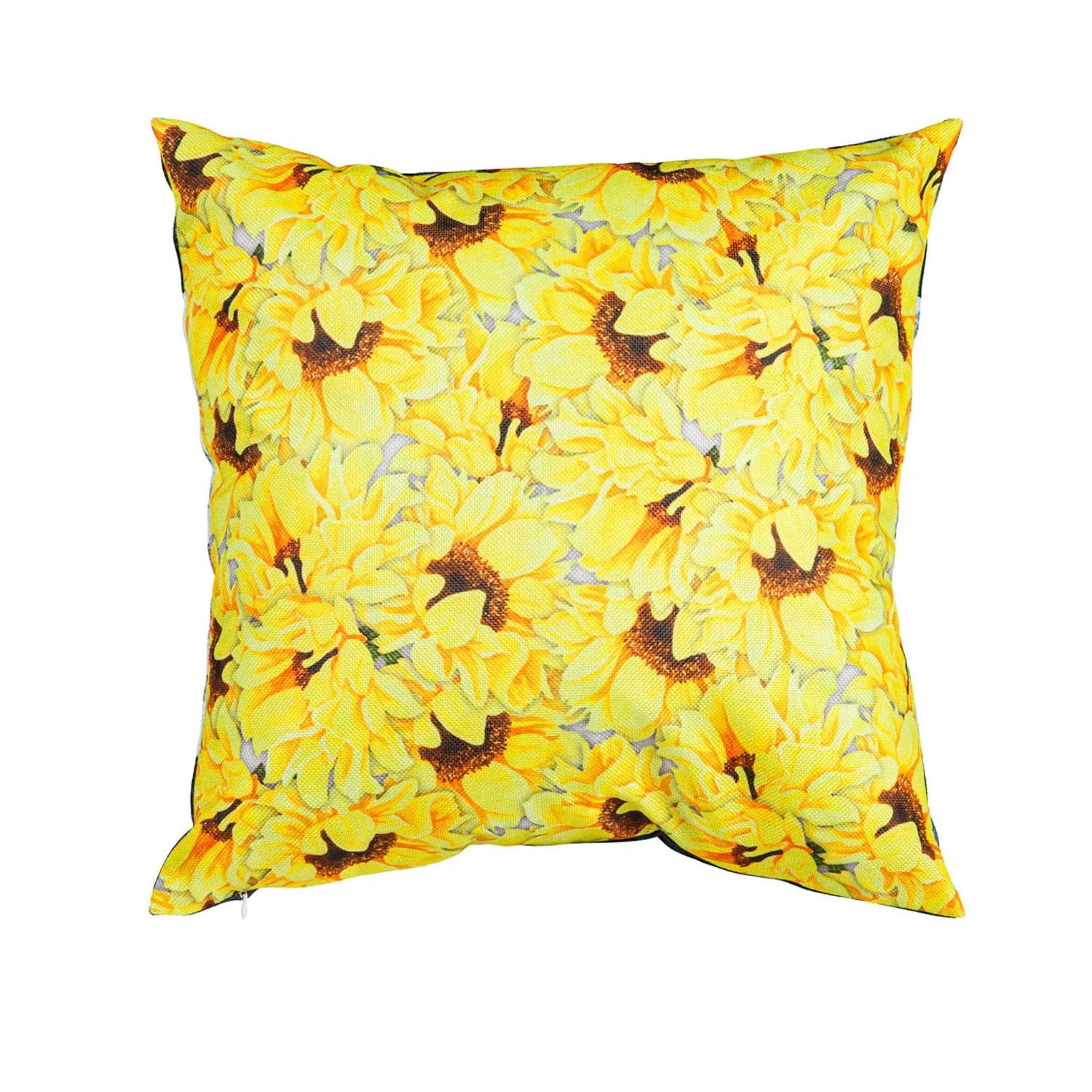 Honey Bee and Flowers Interchangeable Pillow Cover,4plc436