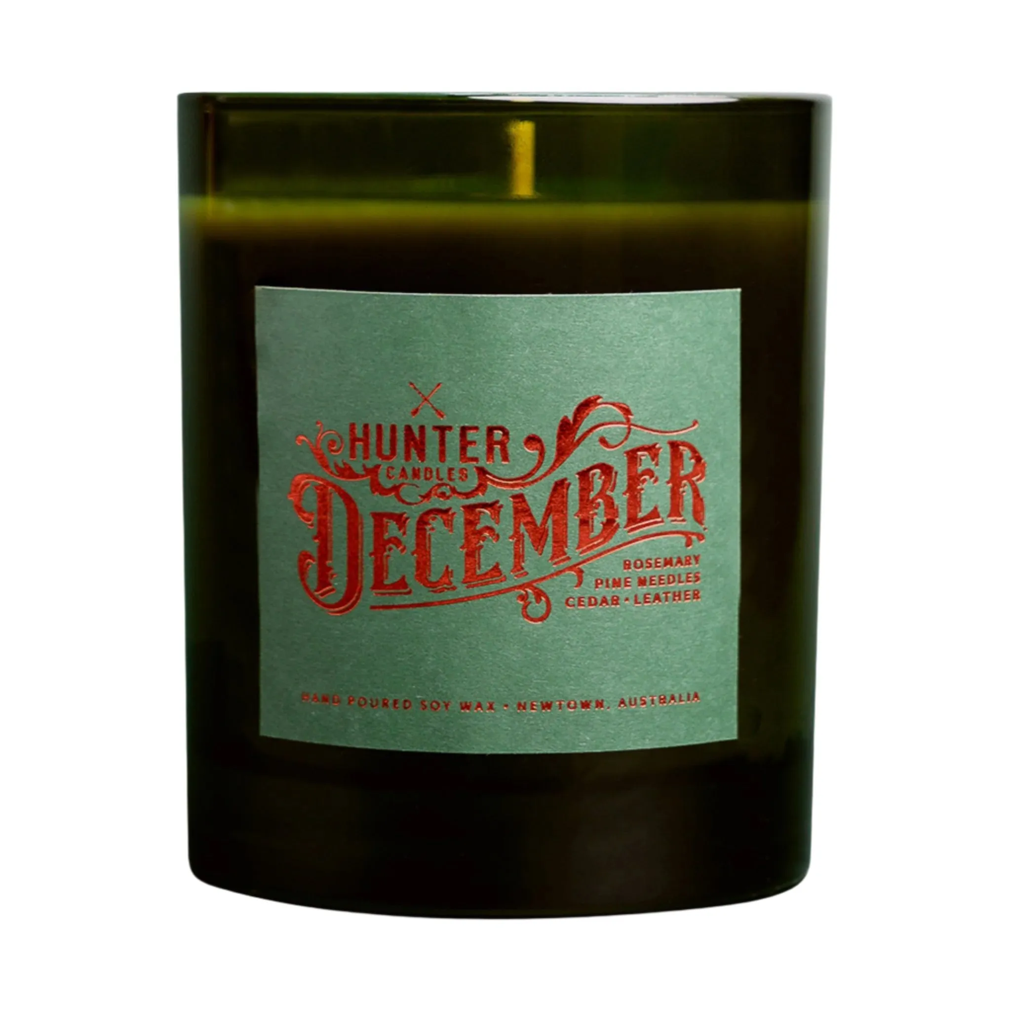 Hunter Candles | DECEMBER | pine, cedar, rosemary & leather