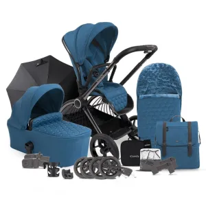ICANDY Core Pushchair and Carrycot - Complete Bundle - Phantom (Atlantis Blue)
