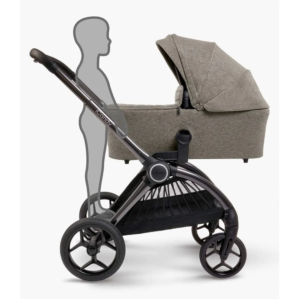 ICANDY Core Pushchair and Carrycot - Complete Bundle - Phantom (Light moss)