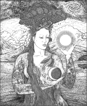 In Reverence to the Feminine :  Kris Johnson Michiels | Gaea