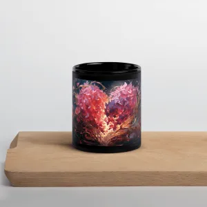 Infernal Heart Black Glossy Mug