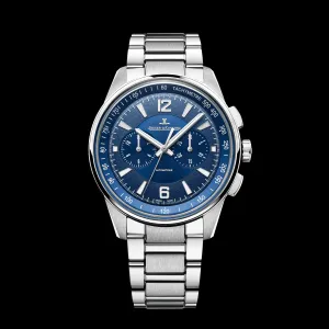 Jaeger-LeCoultre Polaris Chronograph Watch, 42mm Blue Dial, Q9028180