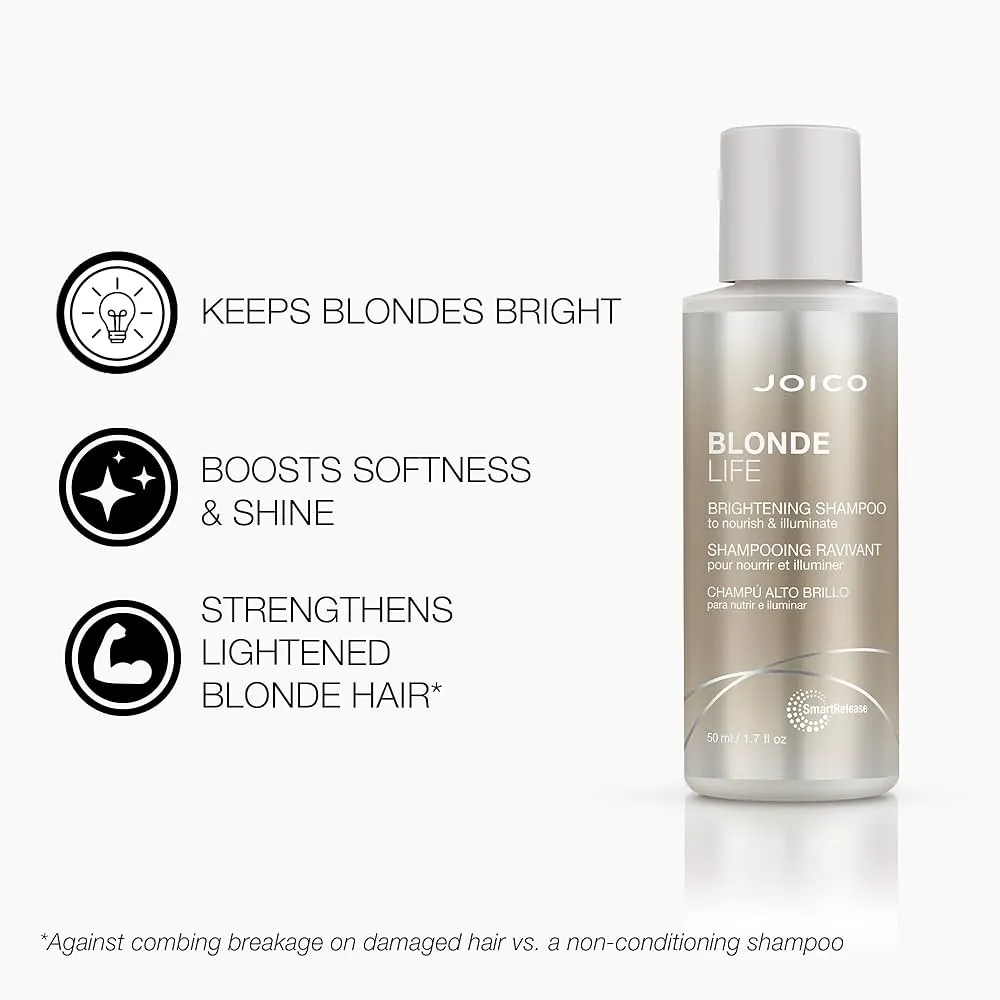 Joico Blond life Brightening Shampoo 50ml (Travel size)