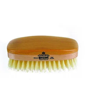 Kent Military Brush, Rectangular, White Soft Bristles, Satinwood & Beechwood