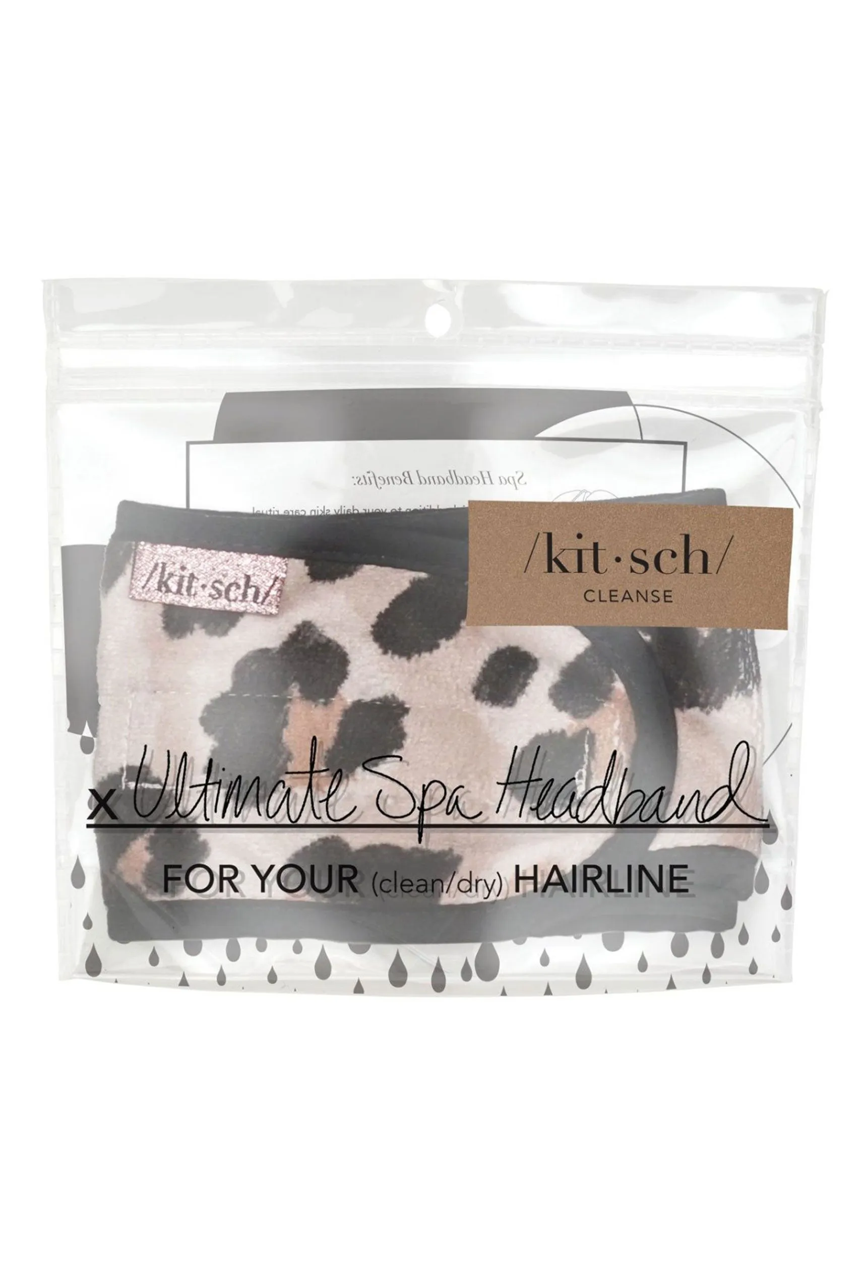 Kitsch Microfiber Spa Headband in Leopard