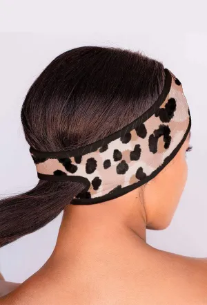 Kitsch Microfiber Spa Headband in Leopard