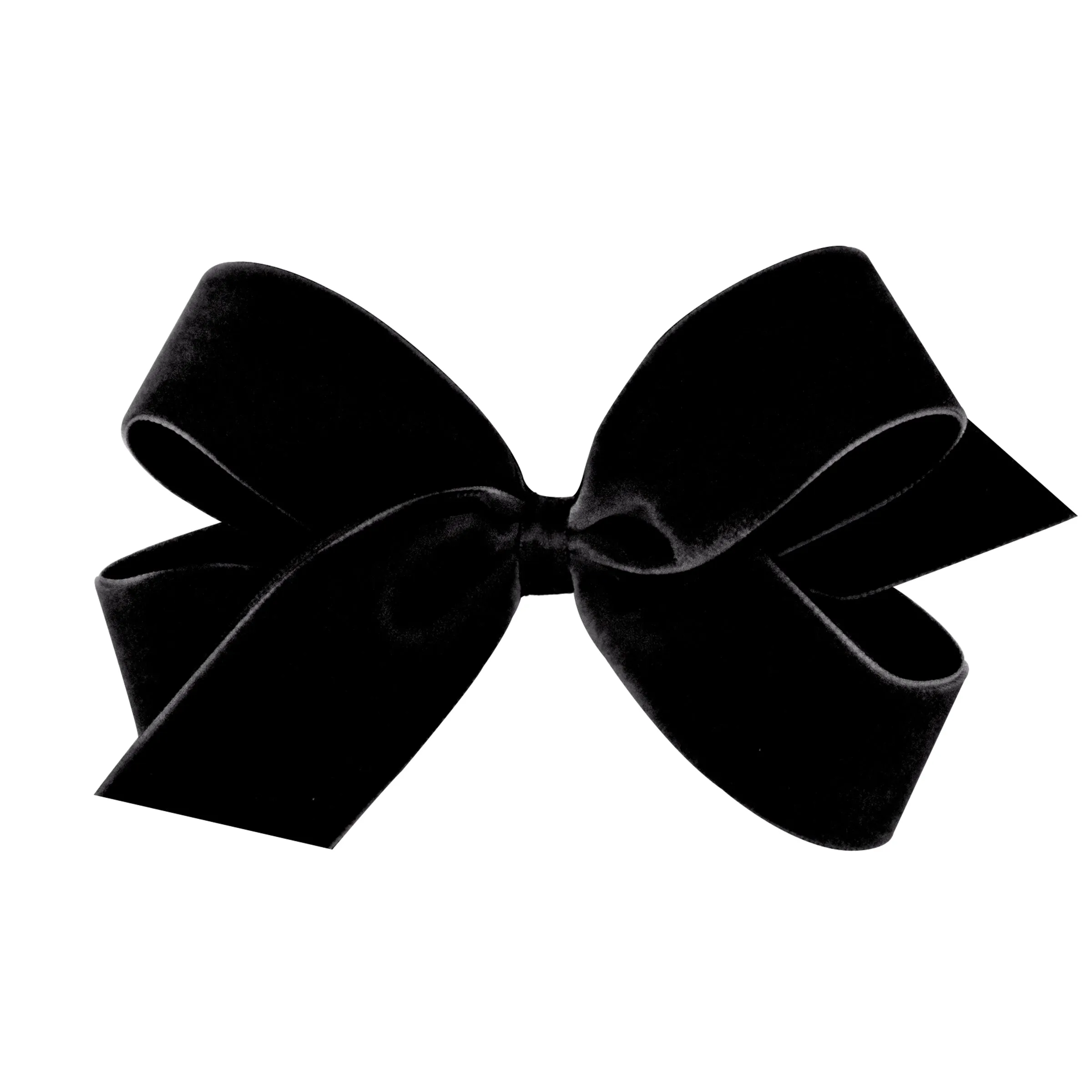 Large Classic Velvet Hair Bow on Clippie