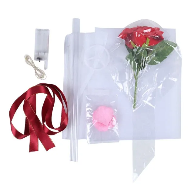 LED Luminous Balloon Rose Bouquet