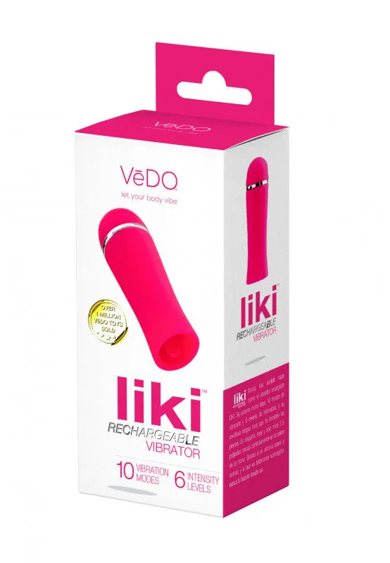 Liki Rechargeable Flicker Vibe - Foxy Pink