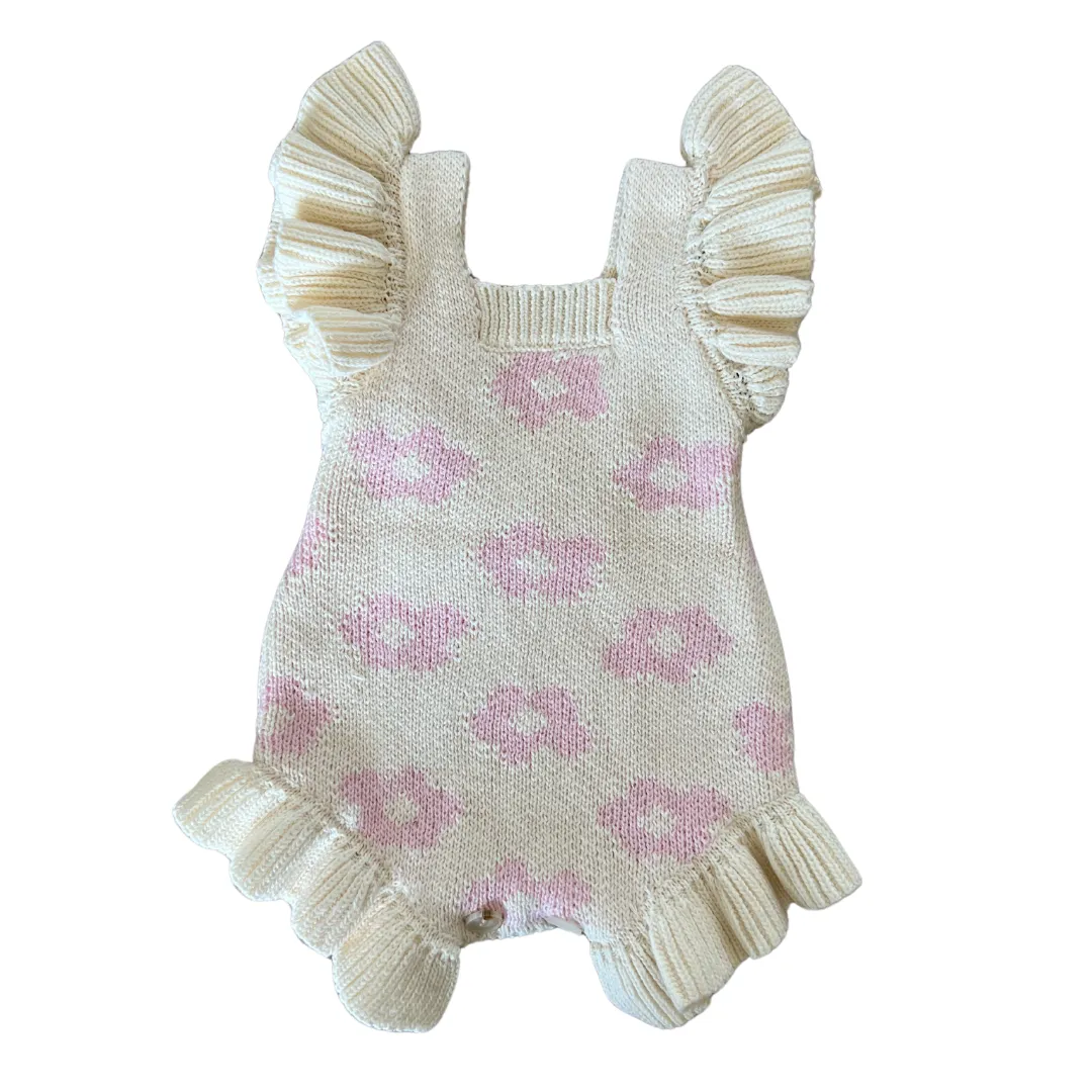 Luna   Luca Floral Frills Romper