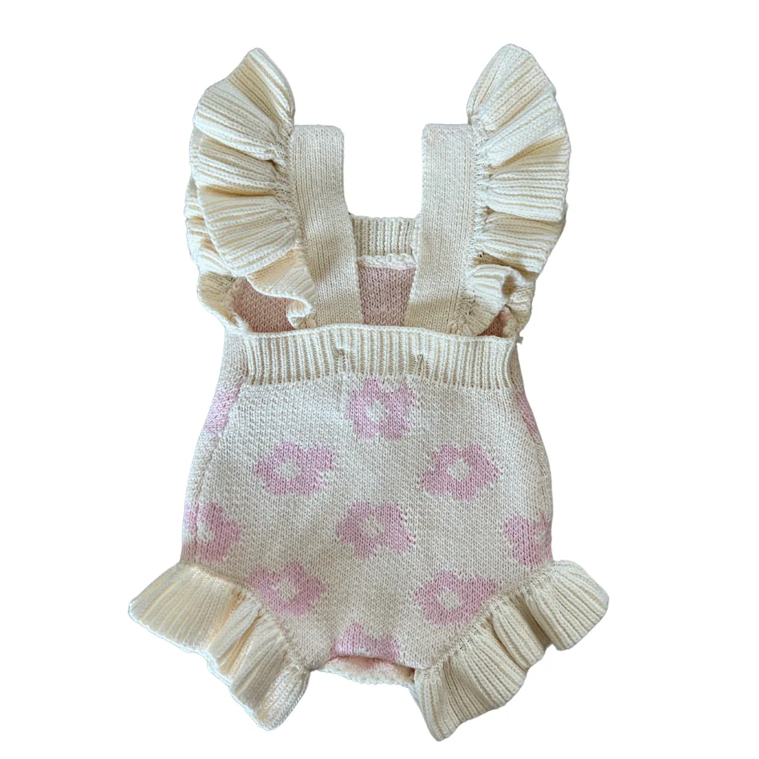 Luna   Luca Floral Frills Romper