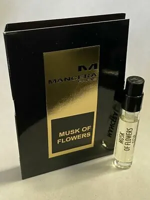Mancera Musk Of Flowers official sample 2ml 0.07 fl.o.z. perfume tester