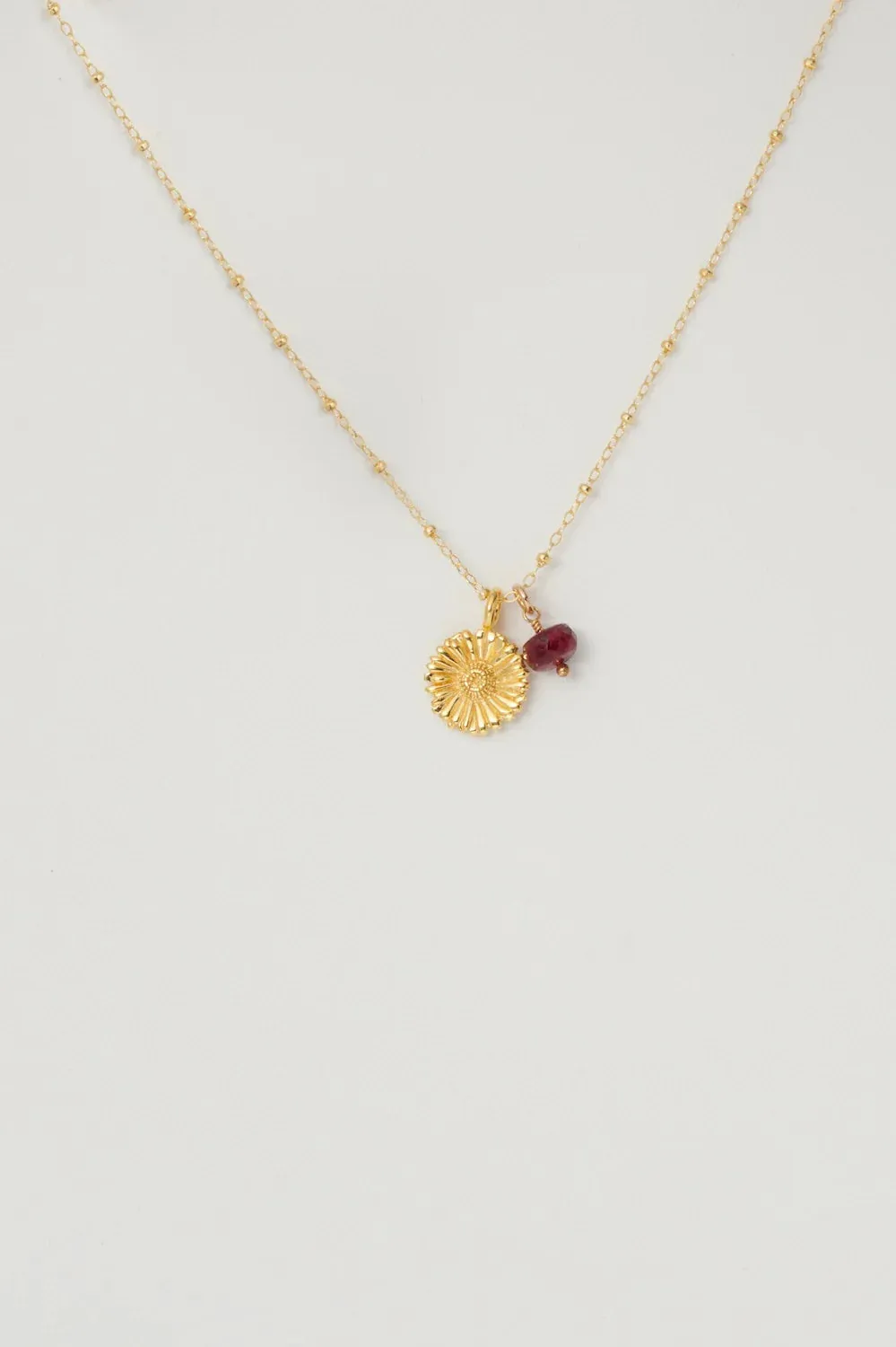 Margarita Necklace Pink Tourmaline/ Gold
