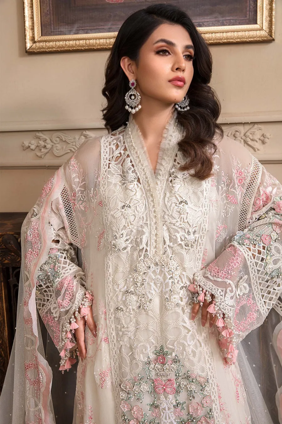 Maria B Wedding 2023 Heritage Collection | Off White BD-2604