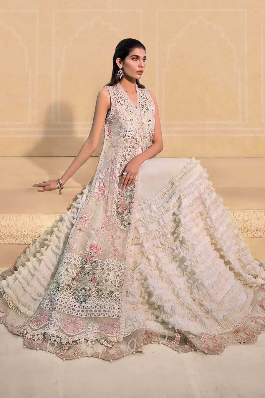 Maria B Wedding 2023 Heritage Collection | Off White BD-2604