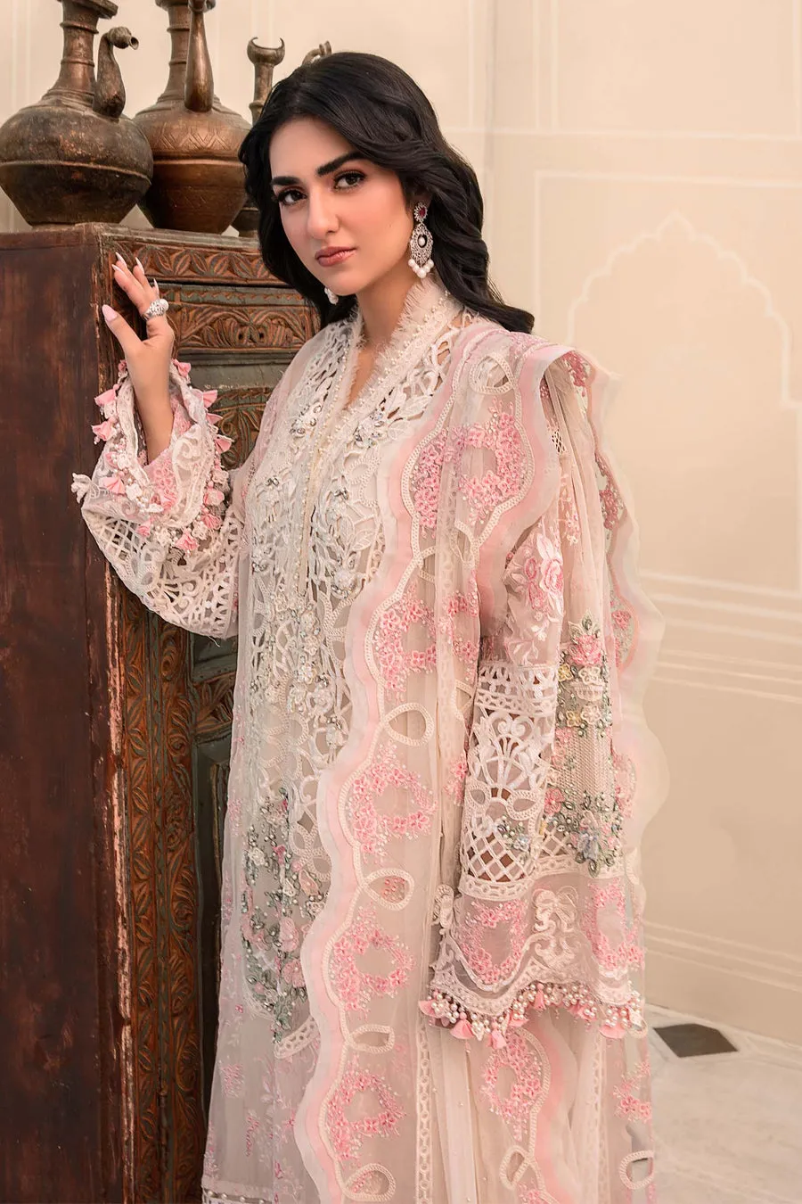 Maria B Wedding 2023 Heritage Collection | Off White BD-2604