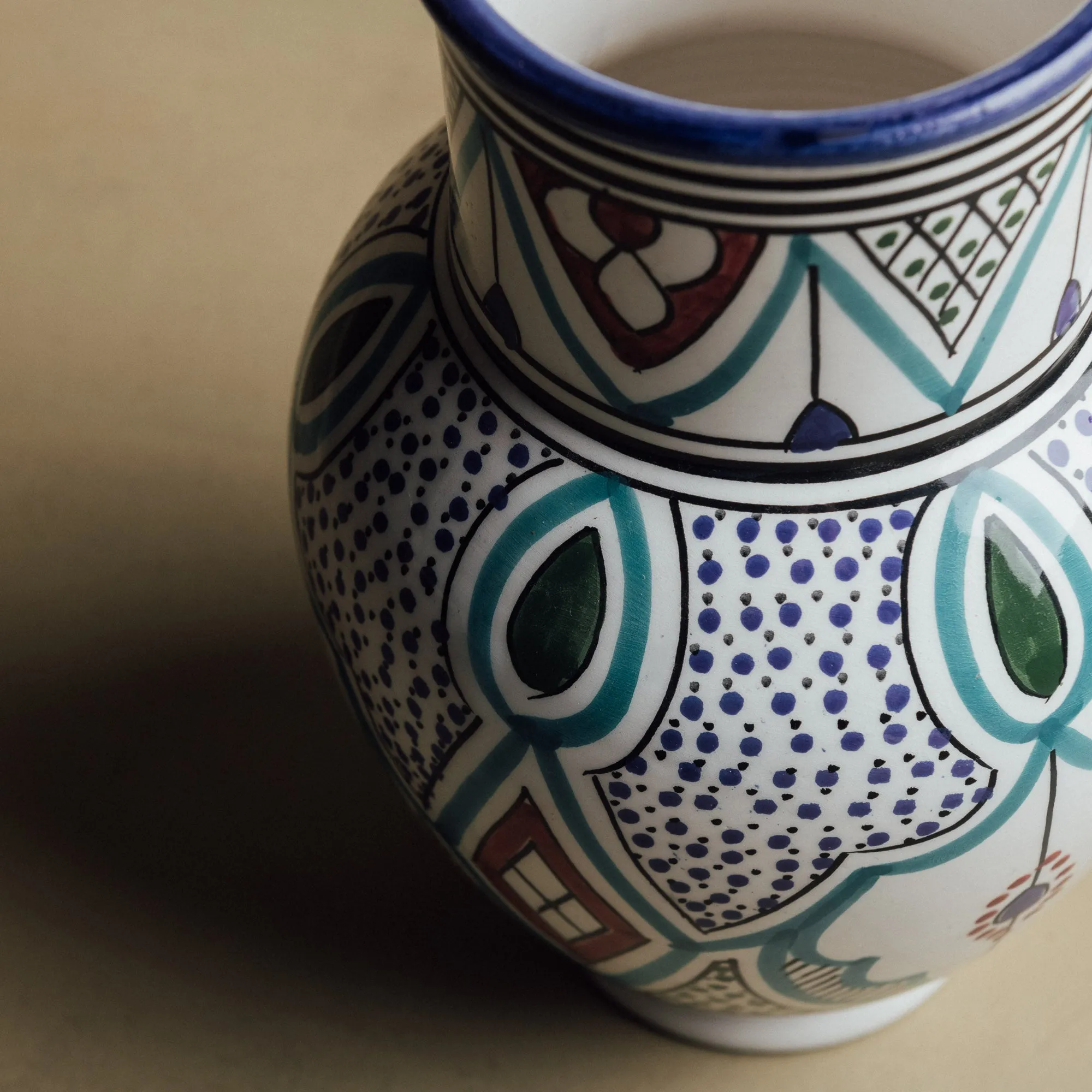 Marrakech Bloom Vase - Handcrafted Moroccan Decor